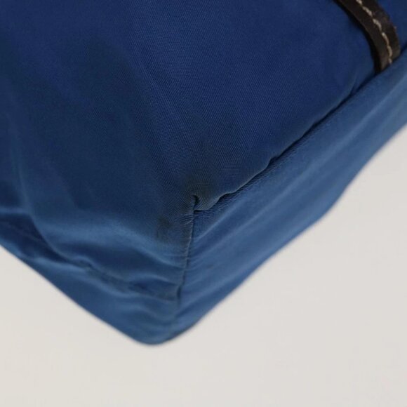 PRADA Hand Bag Nylon Blue - Picture 8 of 15